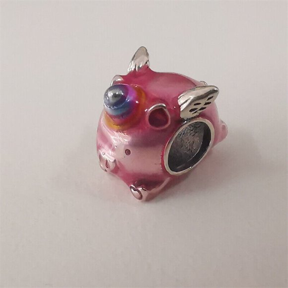 Pandora Flying Unicorn Pig Charm - Picture 5 of 5